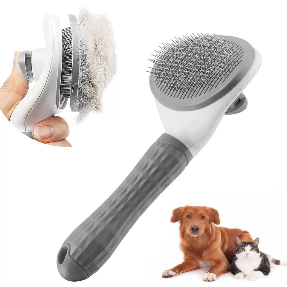 Electric Spray Pet Massage Comb | Anti-Static & Grooming Brush for Cats & Dogs | One-Touch Water Spray