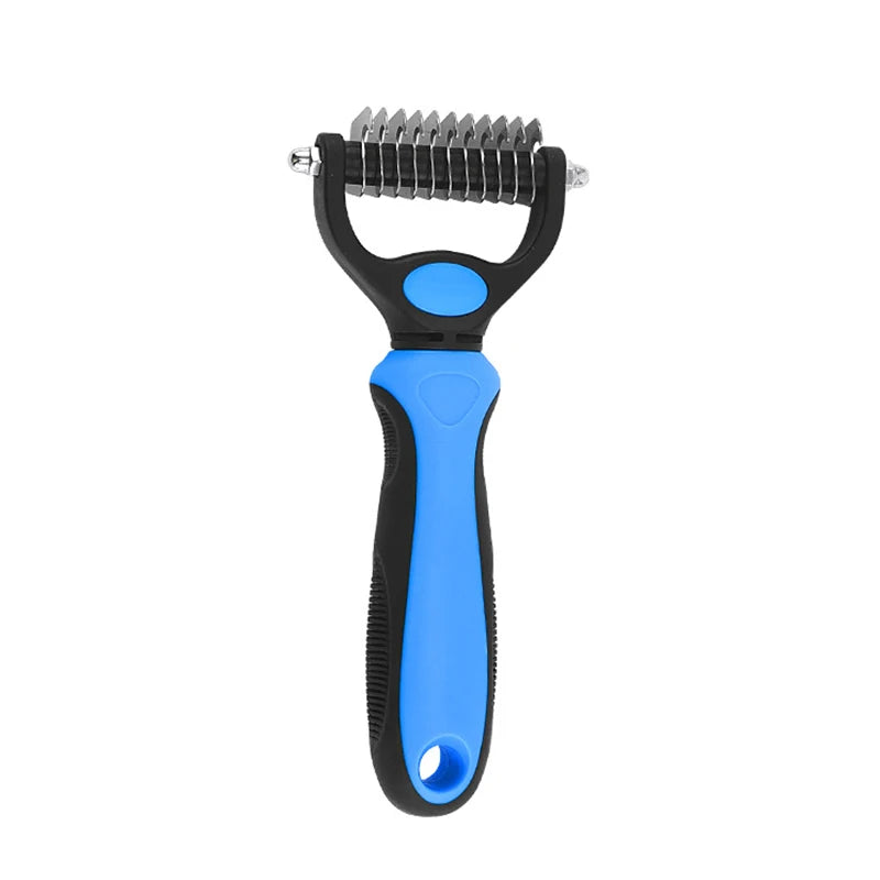 Professional Deshedding & Dematting Pet Brush – Removes Knots & Loose Fur for Dogs & Cats