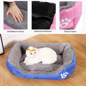 Luxury Waterproof Plush Dog & Cat Bed | Ultra-Soft, Washable & Orthopedic Pet Cushion