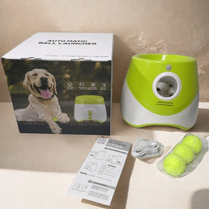 Automatic Dog Ball Launcher - Interactive Tennis Throw Machine | USB Rechargeable Pet Toy