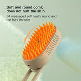 Pet Grooming Spray Comb | Undercoat Hair Removal & Shedding Slicker Brush for Dogs & Cats