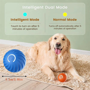 Smart Interactive Dog Ball | USB Rechargeable Automatic Moving & Bouncing Toy for Dogs & Cats