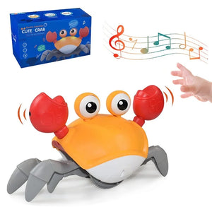 Dancing Crab Toy for Babies - Interactive Crawling Escape Crab | Battery Operated & Sound Activated | Perfect Baby Gift