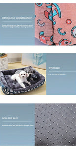 Luxury Soft Dog & Cat Sofa Bed | Breathable, Washable Pet Cushion for Small, Medium & Large Pets