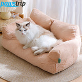 Luxury Plush Cat & Dog Sofa Bed – Ultra-Comfortable, Breathable & Warm Nest for Small & Medium Pets