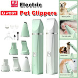 4-in-1 Professional Pet Grooming Kit – USB Rechargeable Dog & Cat Hair Clippers | Waterproof & Low-Noise