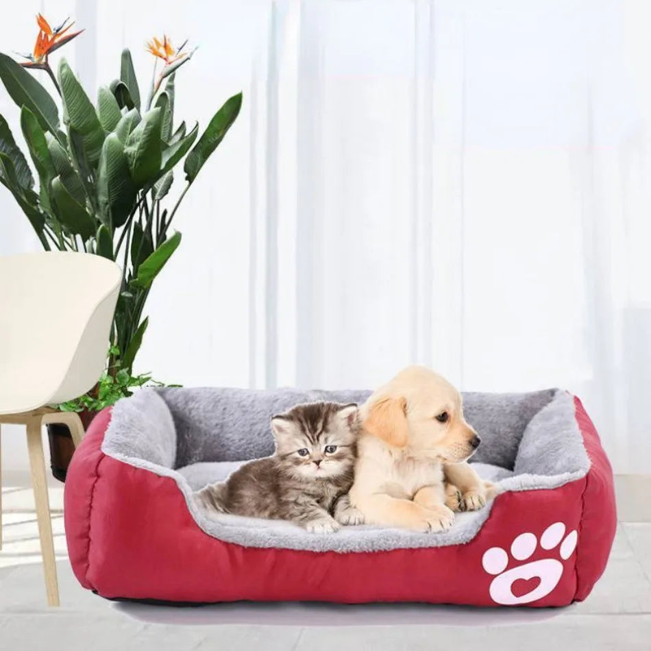 Luxury Waterproof Plush Dog & Cat Bed | Ultra-Soft, Washable & Orthopedic Pet Cushion