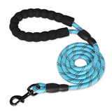 Heavy-Duty Nylon Dog Leash – 120/150/200/300CM Reflective & Padded Handle for Small, Medium, Large Dogs