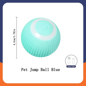 Smart Interactive Dog Ball | USB Rechargeable Automatic Moving & Bouncing Toy for Dogs & Cats