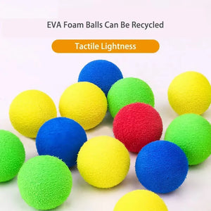 Interactive Cat Ball Launcher Toy | Fun Shooting Game for Kittens & Puppies | EVA Soft Balls