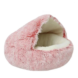 Cozy Cat Cave Bed | Soft Plush Covered Pet Nest for Small Cats & Dogs | Warm & Comfortable Sleeping Mat