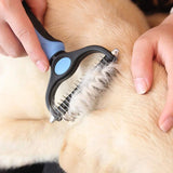 Professional Deshedding & Dematting Pet Brush – Removes Knots & Loose Fur for Dogs & Cats