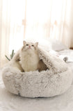 Cozy Cat Cave Bed | Soft Plush Covered Pet Nest for Small Cats & Dogs | Warm & Comfortable Sleeping Mat