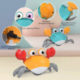 Dancing Crab Toy for Babies - Interactive Crawling Escape Crab | Battery Operated & Sound Activated | Perfect Baby Gift