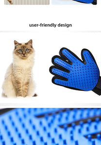 Silicone Pet Grooming Gloves | Hair Removal & Massaging Brush for Dogs & Cats | Gentle Shedding Glove