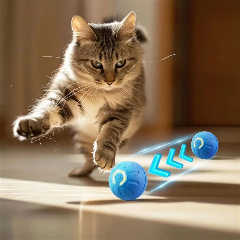 Smart Interactive Dog Ball | USB Rechargeable Automatic Moving & Bouncing Toy for Dogs & Cats