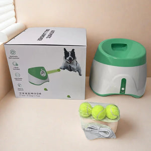 Automatic Dog Ball Launcher - Interactive Tennis Throw Machine | USB Rechargeable Pet Toy