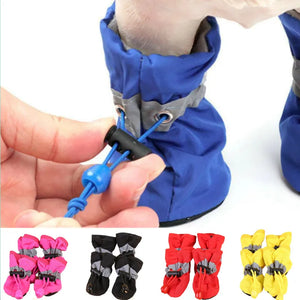 Waterproof Dog Shoes | Anti-Slip & Rainproof Boots for Small Dogs & Cats | Paw Protection & Outdoor Comfort