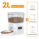 Automatic Smart Pet Feeder | Programmable Dry Food Dispenser for Cats & Dogs | LCD Display & Portion Control