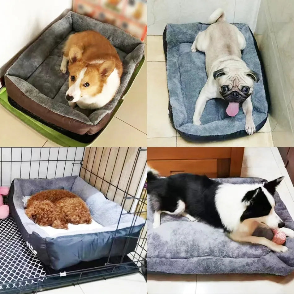 Luxury Waterproof Plush Dog & Cat Bed | Ultra-Soft, Washable & Orthopedic Pet Cushion