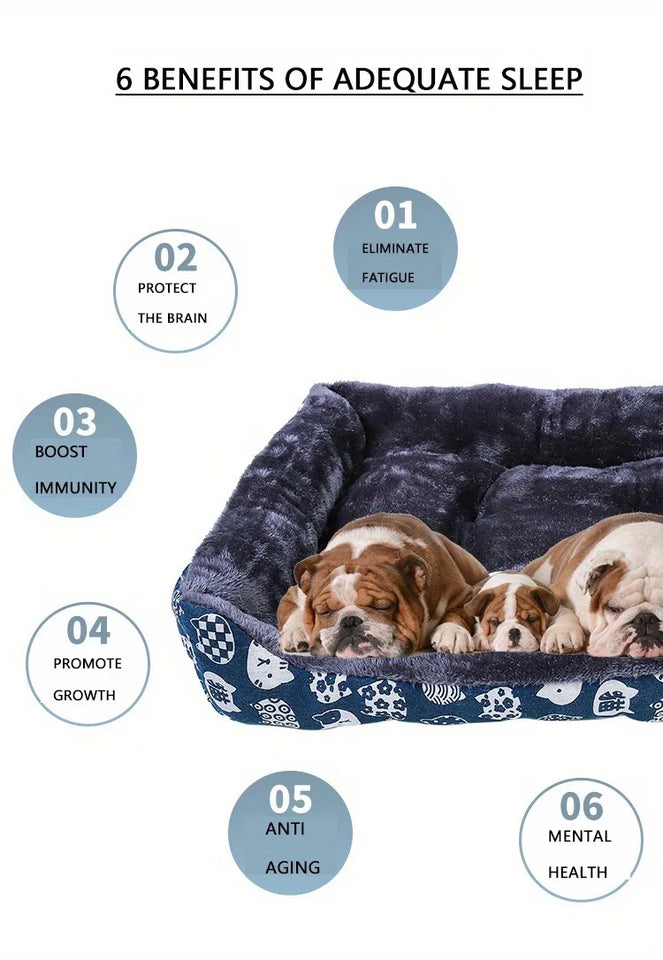 Luxury Soft Dog & Cat Sofa Bed | Breathable, Washable Pet Cushion for Small, Medium & Large Pets