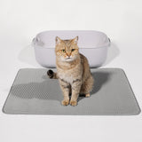 Cat Litter Mat | Waterproof Double Layer Anti-Slip Mat for Litter Box | Easy Clean & Durable Pet Mat