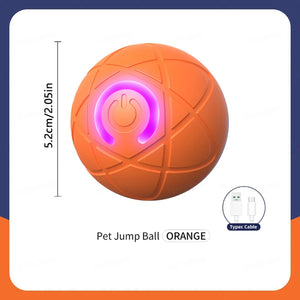 Smart Interactive Dog Ball | USB Rechargeable Automatic Moving & Bouncing Toy for Dogs & Cats