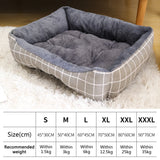 Luxury Plush Pet Bed - Soft, Breathable & Cozy Dog & Cat Sofa | Washable & Durable Design