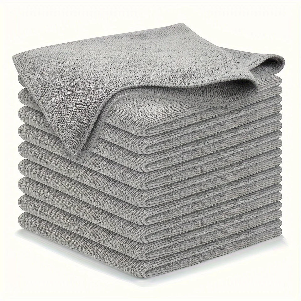 Ultra-Absorbent Microfiber Cleaning Cloths | 5/10/20 Pcs Set | Streak-Free & Lint-Free Kitchen & Car Towels