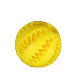 Durable Rubber Dog Chew Toy – Dental Cleaning Treat Ball for Interactive Play