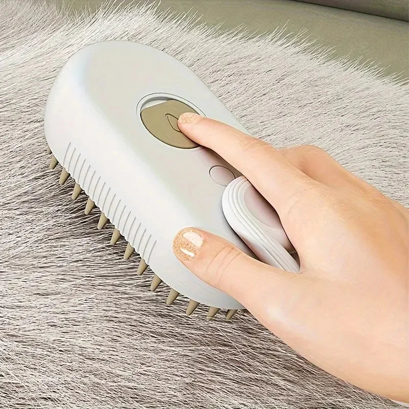 Pet Grooming Spray Comb | Undercoat Hair Removal & Shedding Slicker Brush for Dogs & Cats