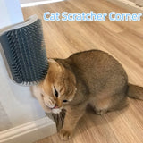 Cat Scratcher Massager & Grooming Brush | Hair Removal & Relaxation for Cats | Pet Care & Accessories