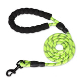 Heavy-Duty Nylon Dog Leash – 120/150/200/300CM Reflective & Padded Handle for Small, Medium, Large Dogs