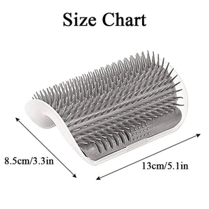 Cat Scratcher Massager & Grooming Brush | Hair Removal & Relaxation for Cats | Pet Care & Accessories