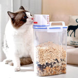 Pet Food Storage Container - Airtight Dog & Cat Food Dispenser | BPA-Free, Moisture-Proof, & Stackable Grain Bin