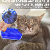 Cat Scratcher Massager & Grooming Brush | Hair Removal & Relaxation for Cats | Pet Care & Accessories