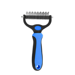 Professional Deshedding & Dematting Pet Brush – Removes Knots & Loose Fur for Dogs & Cats