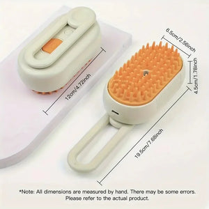 Pet Grooming Spray Comb | Undercoat Hair Removal & Shedding Slicker Brush for Dogs & Cats