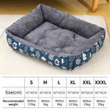 Luxury Plush Pet Bed - Soft, Breathable & Cozy Dog & Cat Sofa | Washable & Durable Design