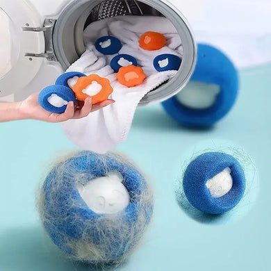 Reusable Pet Hair Remover Balls for Laundry | Lint & Fur Catcher for Washing Machines | Sticky Hair Removal Tool