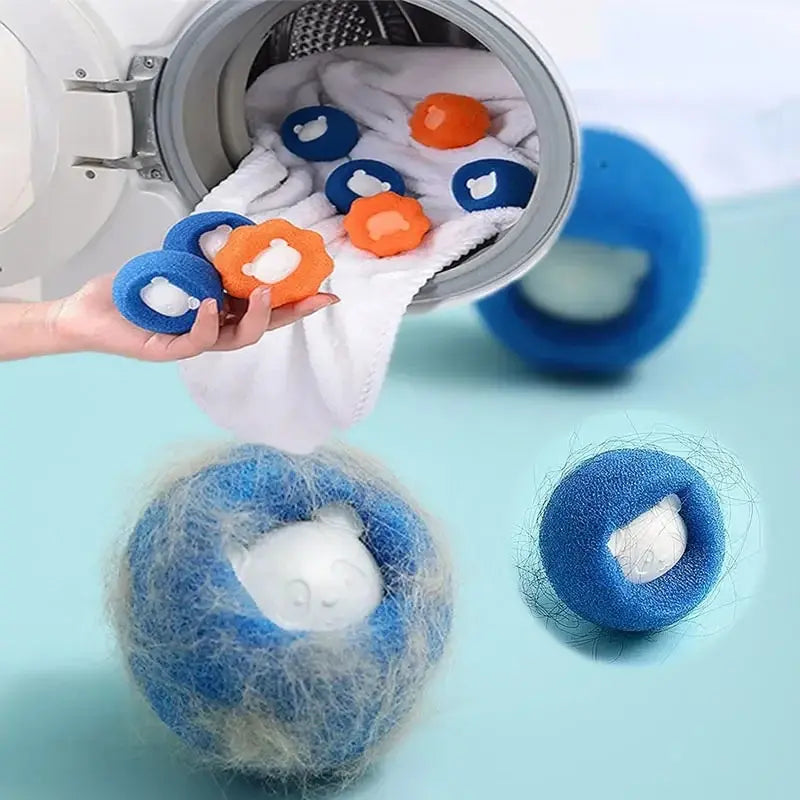 Reusable Pet Hair Remover Balls for Laundry | Lint & Fur Catcher for Washing Machines | Sticky Hair Removal Tool