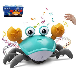 Dancing Crab Toy for Babies - Interactive Crawling Escape Crab | Battery Operated & Sound Activated | Perfect Baby Gift