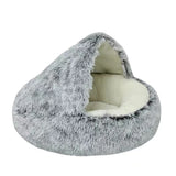 Cozy Cat Cave Bed | Soft Plush Covered Pet Nest for Small Cats & Dogs | Warm & Comfortable Sleeping Mat