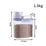 Pet Food Storage Container - Airtight Dog & Cat Food Dispenser | BPA-Free, Moisture-Proof, & Stackable Grain Bin