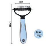 Professional Deshedding & Dematting Pet Brush – Removes Knots & Loose Fur for Dogs & Cats