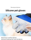 Silicone Pet Grooming Gloves | Hair Removal & Massaging Brush for Dogs & Cats | Gentle Shedding Glove