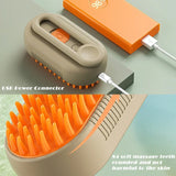 Electric Spray Pet Massage Comb | Anti-Static & Grooming Brush for Cats & Dogs | One-Touch Water Spray