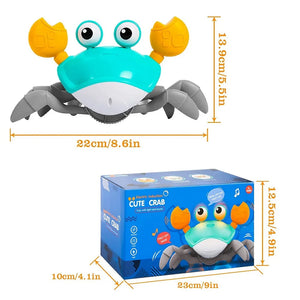 Dancing Crab Toy for Babies - Interactive Crawling Escape Crab | Battery Operated & Sound Activated | Perfect Baby Gift