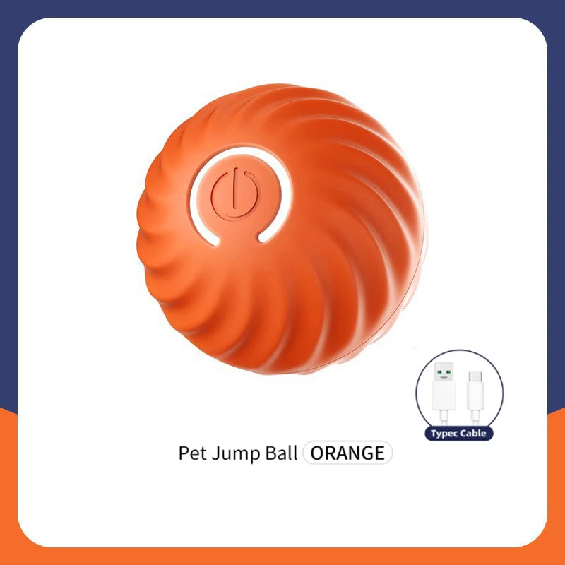 Smart Interactive Dog Ball | USB Rechargeable Automatic Moving & Bouncing Toy for Dogs & Cats