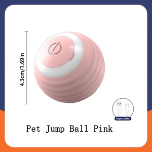 Smart Interactive Dog Ball | USB Rechargeable Automatic Moving & Bouncing Toy for Dogs & Cats